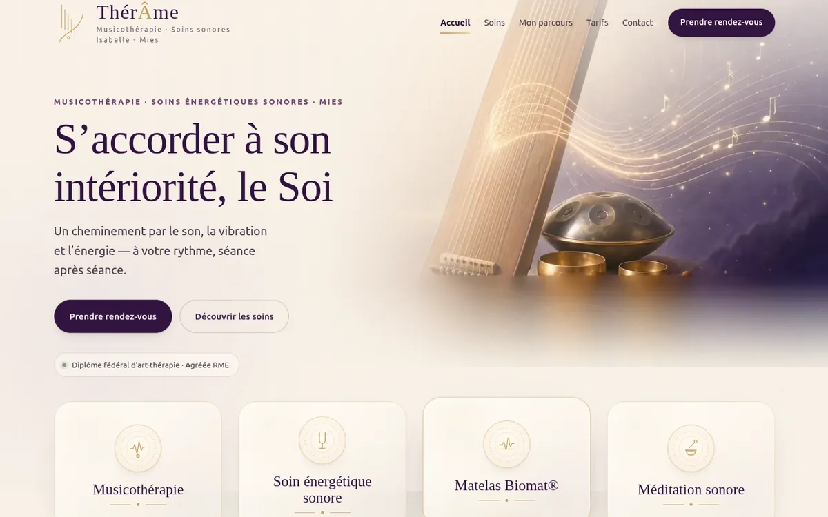 Home page of ThérÂme